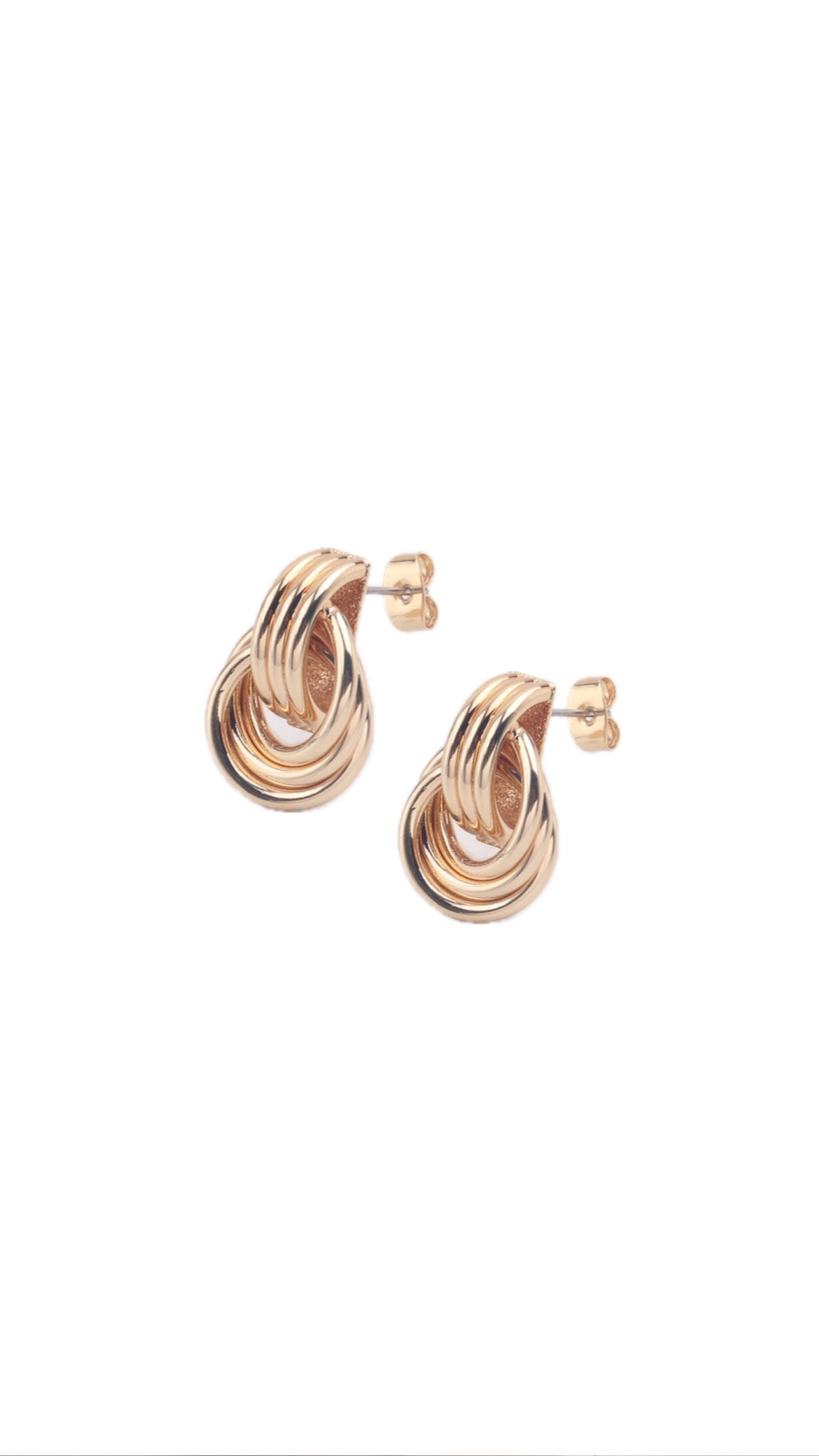 Neptune Knot Studs – AJAYLABEL