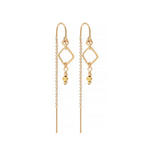 Load image into Gallery viewer, Whitehaven Thread Earrings Gold

