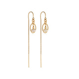 Torquay Thread Earrings Gold