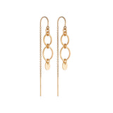 Tamarama Thread Earrings Gold