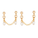 Double Bay Earrings Gold