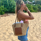 Ajay Woven Beach Bag