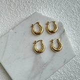 Atlantis Gold Hoops