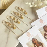 Tamarama Thread Earrings Gold