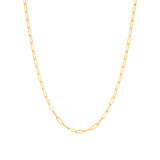 Pacific Paperclip Chain Necklace Gold