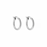 One Mile Hoop Earrings Sterling Silver