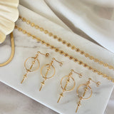 Collins Earrings Gold