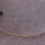 Pacific Paperclip Chain Necklace Gold