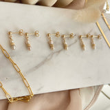 Freshwater Earrings Gold
