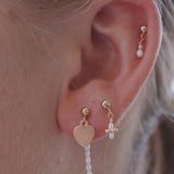 Pearl Beach Earrings Gold
