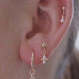 Rio Hoop Earrings Gold